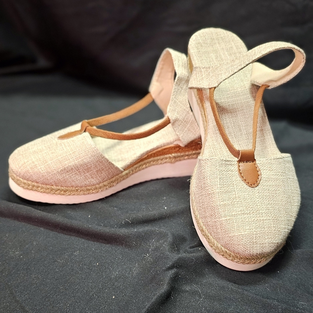 Women's Cream Espadrille Sandals